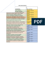 Oral Exam Schedule