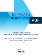 INAPP Rapporto 2022 Relazione Presidente