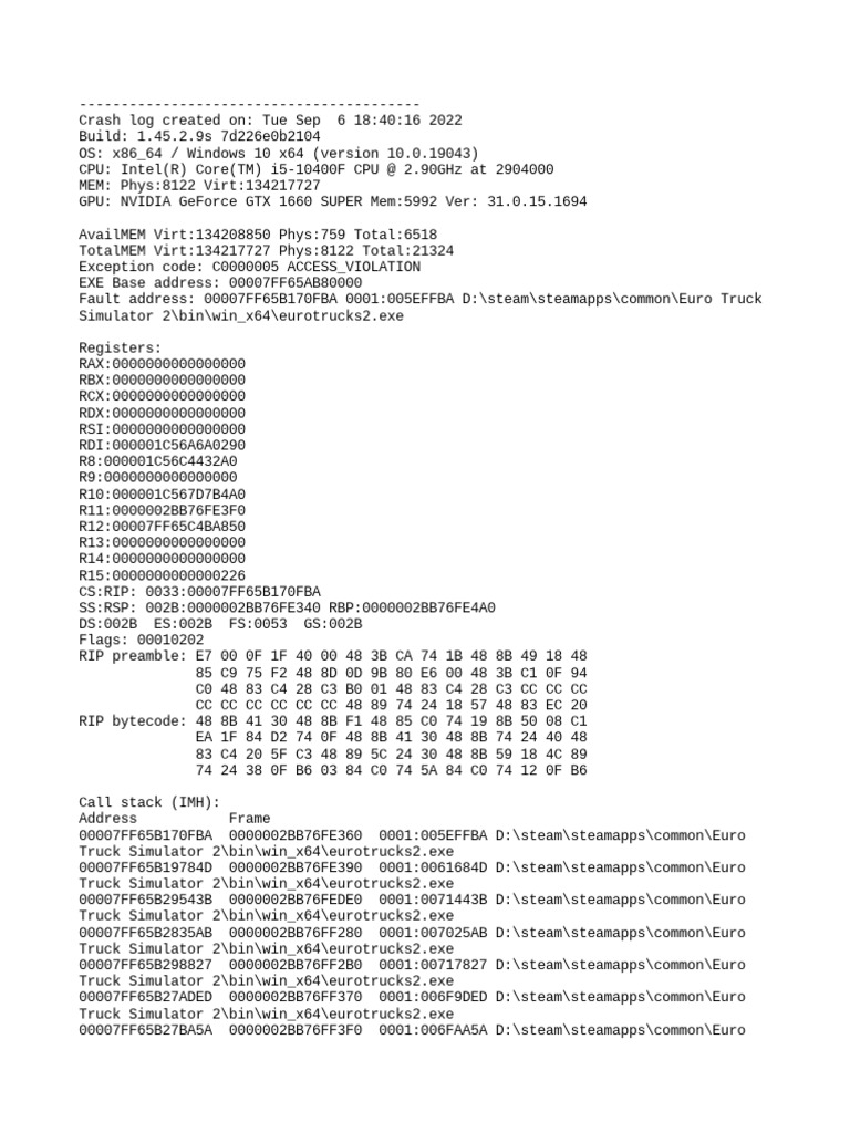 Game Crash | PDF | Computer Architecture | Computing