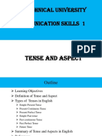 Cos 101 Tense and Aspect