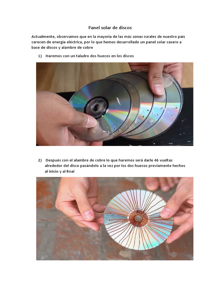 Panel Solar de Discos | PDF
