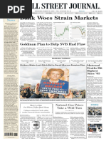 The Wall Street Journal - 16.03.2023 | PDF | Market Liquidity | Bonds ...