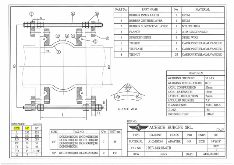 Rubber Expansion Joints PDF Mechanical Engineering Physical Sciences