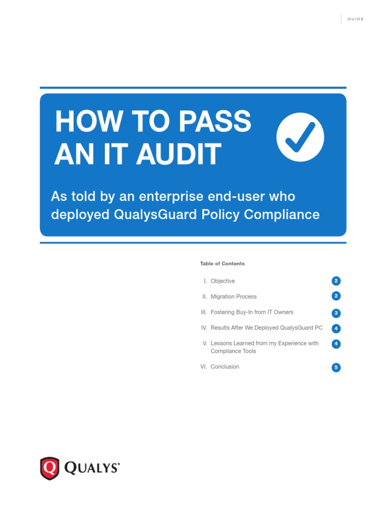 How to pass an it audit pdf audit vulnerability computing 