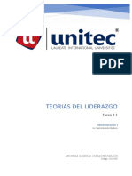 Administracion 1 - Tarea 8.1 Teorías Del Liderazgo