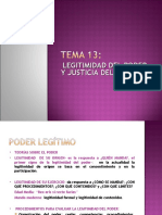 TEMA 12 Legitimidad Del Poder y Justicia Del Derecho Derecj