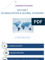 Lecture 1 - Global Economy and Globalization