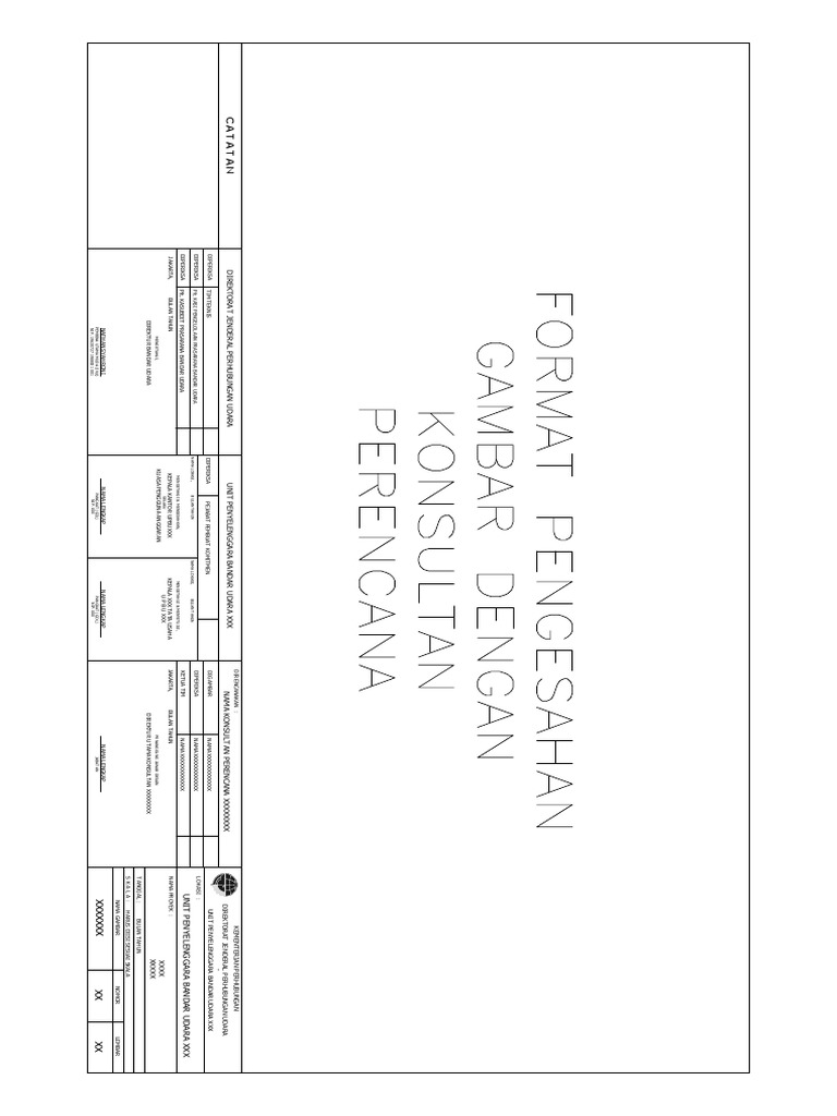 Format Kop Pengesahan Gambar Dbu (Tor) | PDF