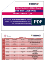 9a - Avaliações Conceituais