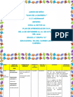 Actividades 3° A Del 21 Al 02 de Octubre