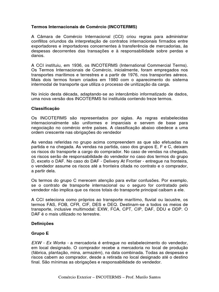 COM RCIO INTERNACIONAL INCOTERMS visual data 3