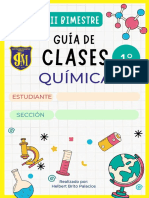 Guía de Clase Química 1° Año - Ii Bim