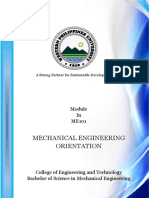 Introduction To MechanicalEngineering