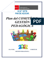 Plan de Comite de Gestión Pedagógica