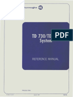 TD730 TD830 System Reference Manual 197704