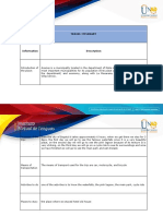 Annex 4 - Travel Itinerary Chart