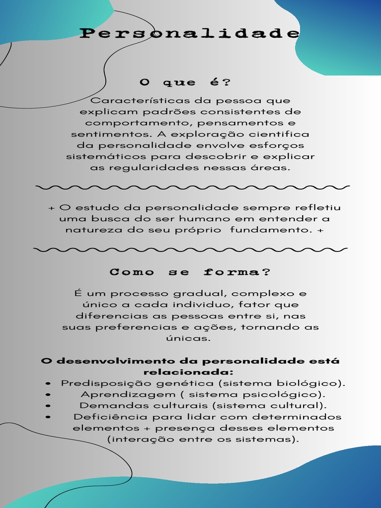 Avaliação de Personalidade | PDF | Psicologia | Science