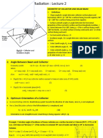 Solar Radiation - L2