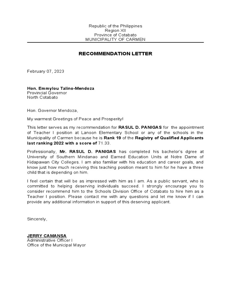 Recommendation Gov | PDF