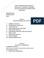 Esquema para La Presentación Del Proyectors