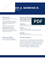 Currículo Lic. Sergio A. Méndez H CPA