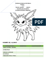 3° Examen Segundo Trimestre