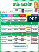 Horario 3ero B