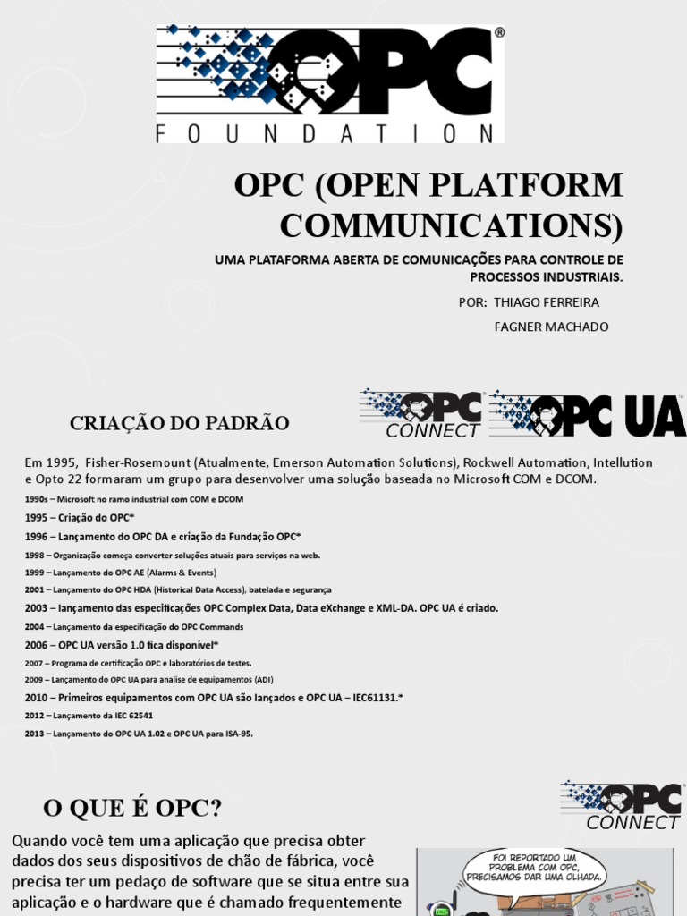 Introdução ao OPC e OPC UA na Indústria | PDF | Servidor (informática ...