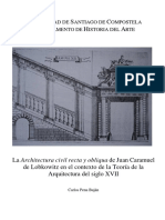 La Architectura civil recta y obliqua de Juan Caramuel