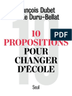 10 Propositions Pour Changer D'école