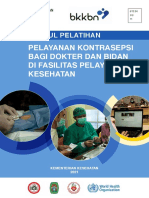 Modul Pelatihan Pelayanan Kontrasepsi