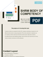 SHRM Body of Competency
