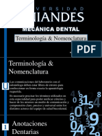 Ortodoncia Fija y Removible - Clase 3 - Nomenclatura