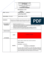 Planeación Académica. 25-29 de Abril