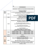 Programação Evento