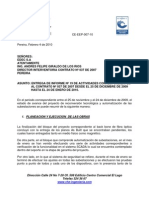 CE-EEP-007-10 Informe de Actividades A Enero 24 de 2010