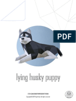 Husky Recostado - PaperFreak