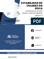 Sesión 06 - Analisis de Estabilidad de Taludes en Roca