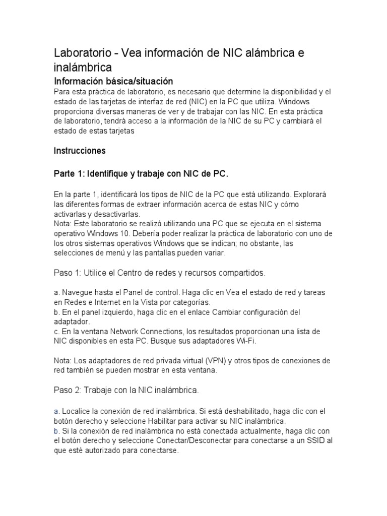 Lab4 6 6 PDF Controlador de interfaz de red Red de computadoras