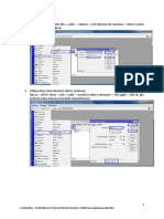 Setting MikroTik GUI