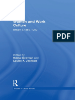 Studies in Labour History - Krista Cowman - Louise A. Jackson Women and Work Culture - Britain C