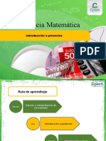 Competencia Matemática: Introducción A Potencias