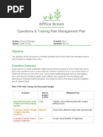 Plant Pals Risk Plan