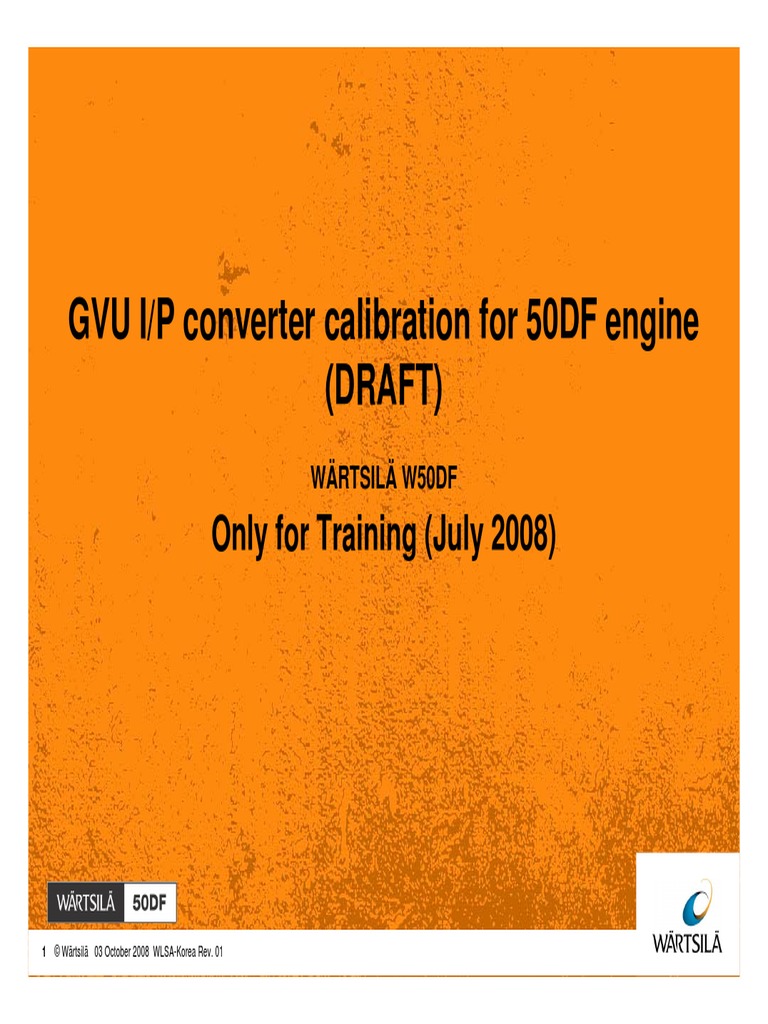 GVU I/P Converter Calibration Guide | PDF | Valve | Calibration