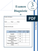 3er Grado - Examen de Diagnóstico