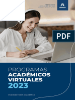 Folleto 2023, Dirección de Educación Virtual, Unach