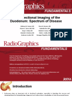 Cross-Sectional Imaging of The Duodenum - Spectrum of Disease