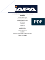 Derecho Constitucional y Sus Procedimientos Trabajo Final Z