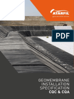 Geomembrane Liner Installation Atarfil