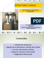 Taller 12. Tres Estructuras Curso de Psicopatoligía Estructural